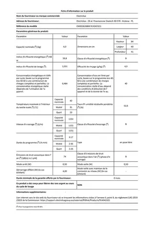 Lave linge compact ELECTROLUX EW6S3626BM – Image 2